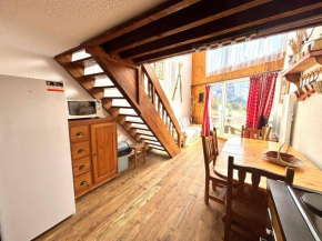 Duplex aux Ménuires, 3 pièces, 8 pers., pieds des pistes, balcon sud - FR-1-452-238